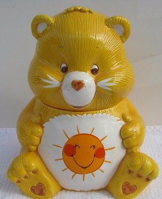 Vintage Care Bear Funshine Cookie Jar 1984