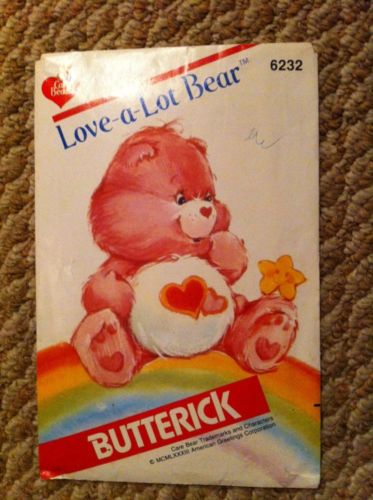 Vintage 1983 Butterick Care Bears Love-a-Lot Bear