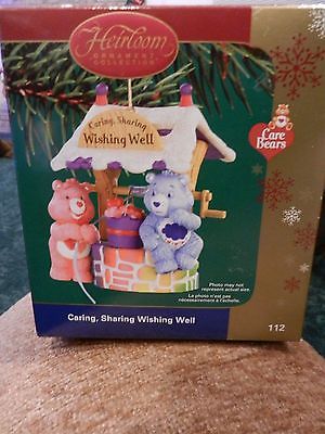 heirloom ornament collection 2005 caring sharing wishing well care bear 