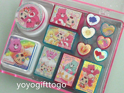 2014 Sanrio Care Bear x Bunny King Stamper Stamps Box Set 