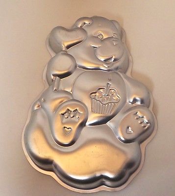 VINTAGE WILTON CARE BEAR CAKE PAN TIN 2105-1793