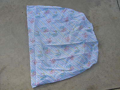 Vintage Care Bear Crib fitted sheet Curity 1984