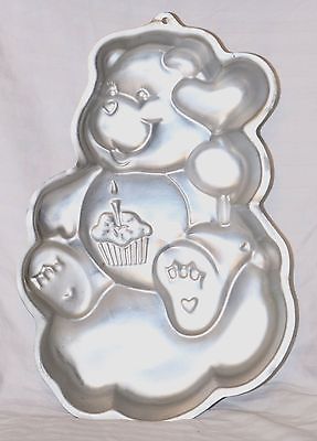 American Greetings Wilton 1983 Care Bears Sliver Cake Mold Pan