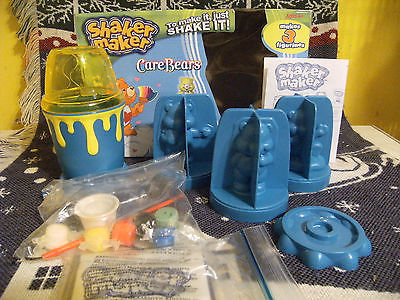 Rare Care Bears Shaker Maker Spin Master Toy Craft Figurine Art Molds AGES 4+