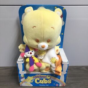 Vintage NOS Care Bear Cubs Funshine 2004 Box Baby Jakks Pacific Yellow  VHTF A5