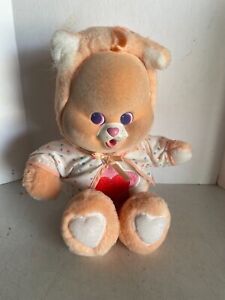 Vintage 1986 Care Bear Cousins Cub Lil Proud Heart By Kenner/American Greeting