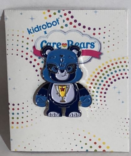 New Kidrobot Care Bears Enamel Pin Series Champ Bear