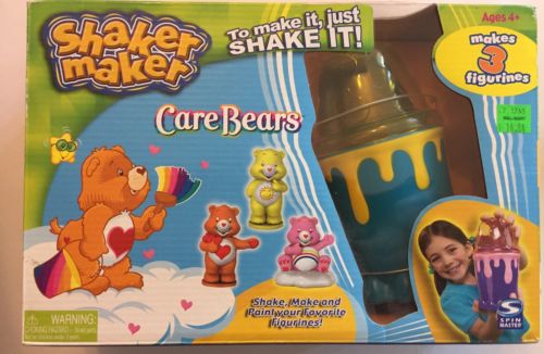 New In Box Care Bears Shaker Maker Activity Kit Makes Care Bears Figurines