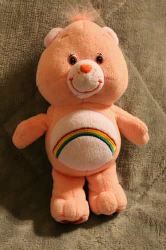 Play Along Toys Care Bears 2006 CHEER BEAR Pink w/ Rainbow 9