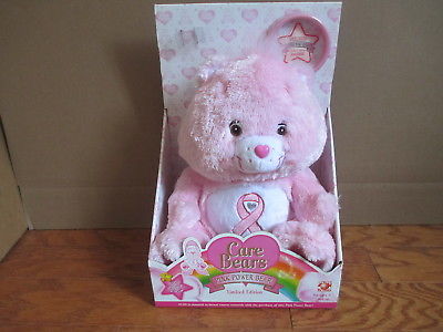 Pink Power Bear Plush Care Bears New in Box 2008 Target Breast Cancer Awareness