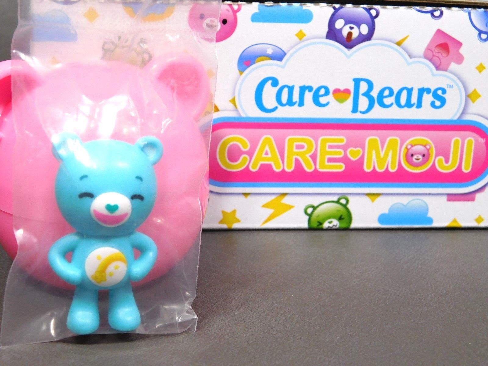 2017 Just Play Care Bears WISH BEAR CARE-MOJI Emoji Mini Figure Blind Bag (1)