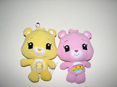 Hasbro Care Bears Plush Stuffed Dolls Pink Cheer Yellow Funshine Sun 2012 7