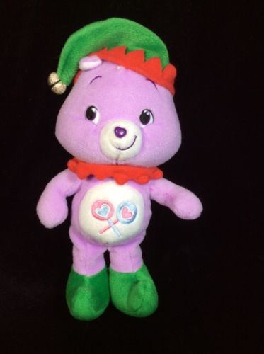 Care Bears Share Bear Christmas Elf Plush Soft Toy Play Along 2007 10