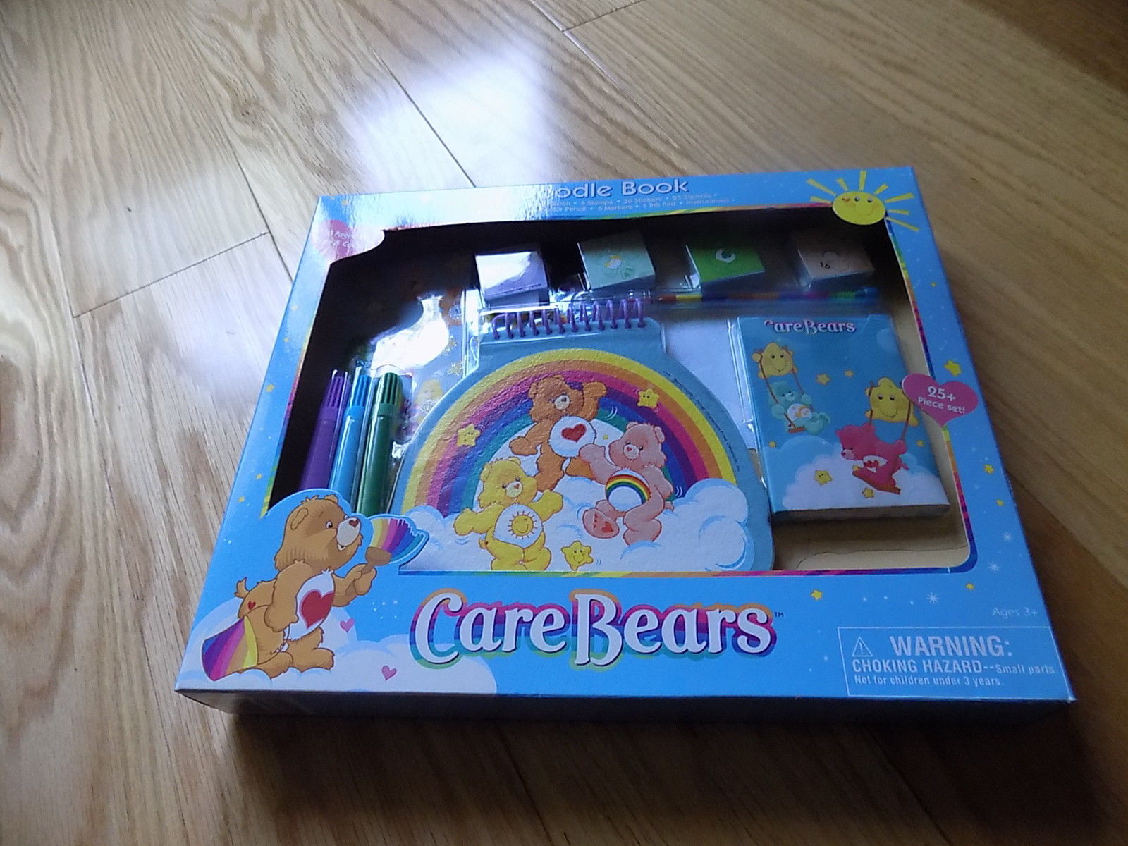 Carebears Doddle Book Original Vintage Art from 1980's Stickers Stamps Markers