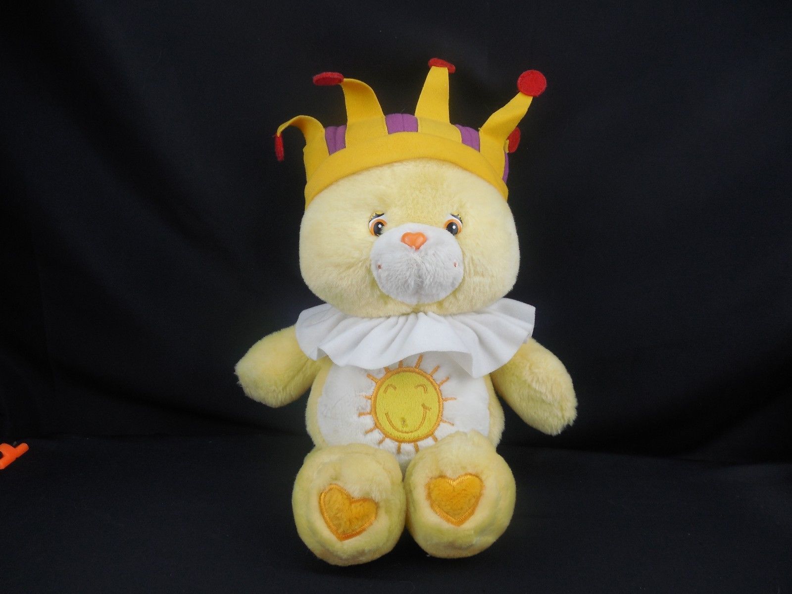 Care Bears Funshine King Plush Toy Electronic Talking 14" Singing Jester Hat C2