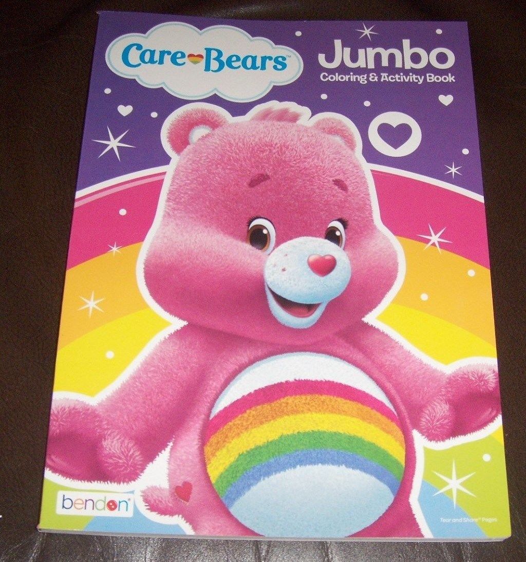 Care Bears Jumbo Coloring and Activity Book New Cheer Bear Free Shipping 