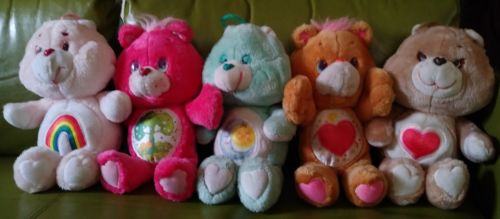 Vintage 1980s Care Bears Stuffed Plush Animals 13