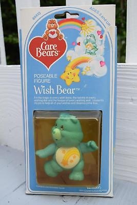 NOS Vintage Poseable Carebears PVC Wish Bear NEW Sealed