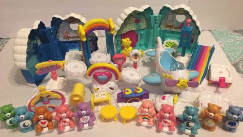 Care Bears Care A Lot Airplane Playground Swing Cruiser Figures Houses Playset