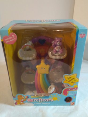 Care Bears Care-a-Lot Ferris Wheel Complete Playset New in Box 2003 Play Along