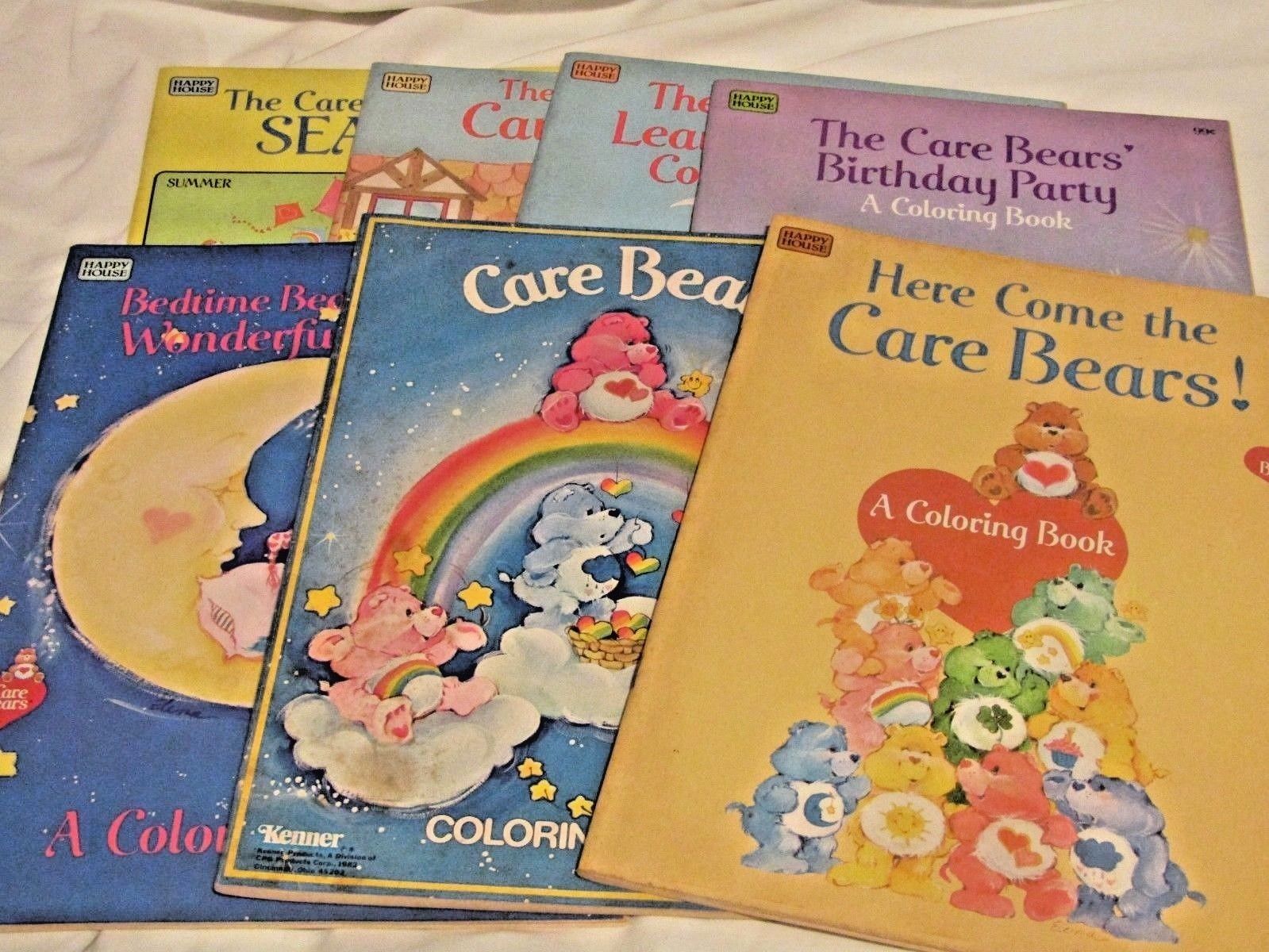 The Care Bears Coloring Book Vtg 1984 & Highlights Magazine Dec 1975 for sale online 