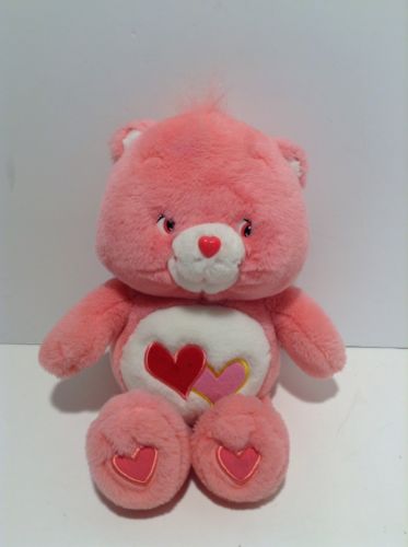 Care Bear Love a Lot pink hearts bear talking Carebear