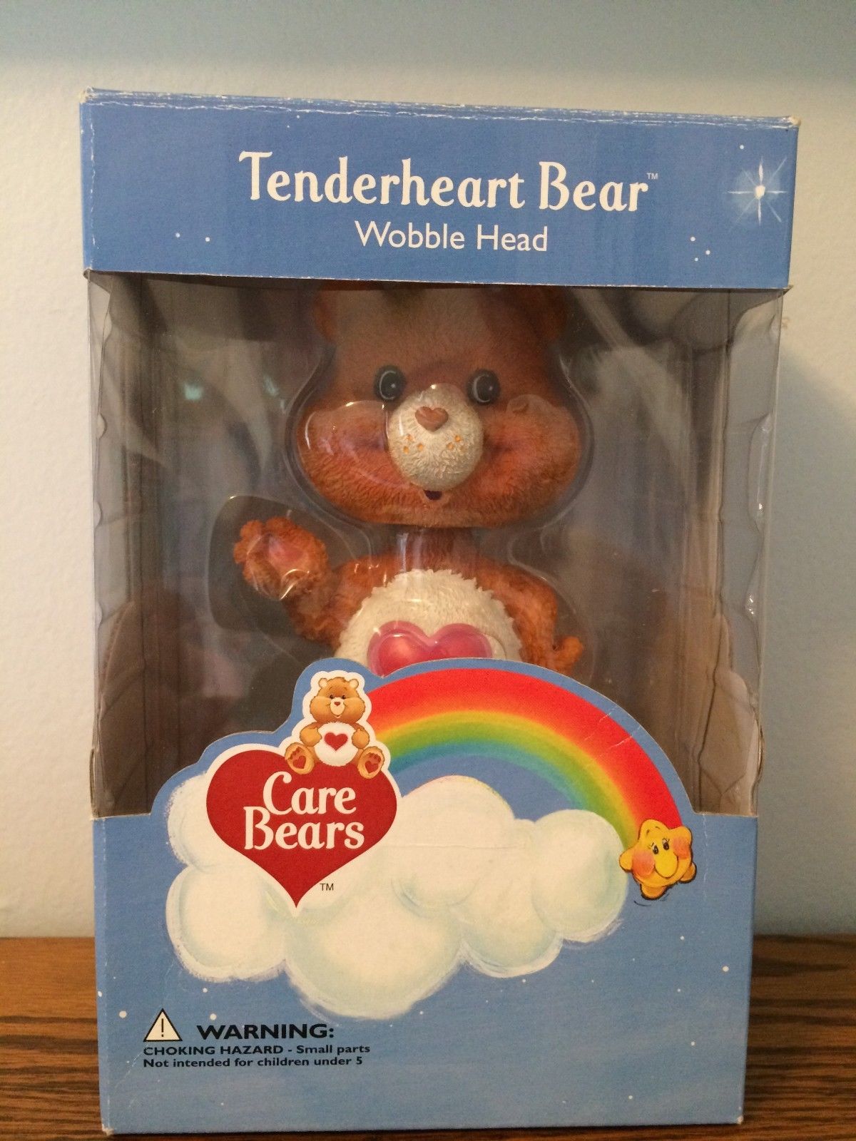 Care Bears Tenderheart Bear Wobble Head - New in Packaging 