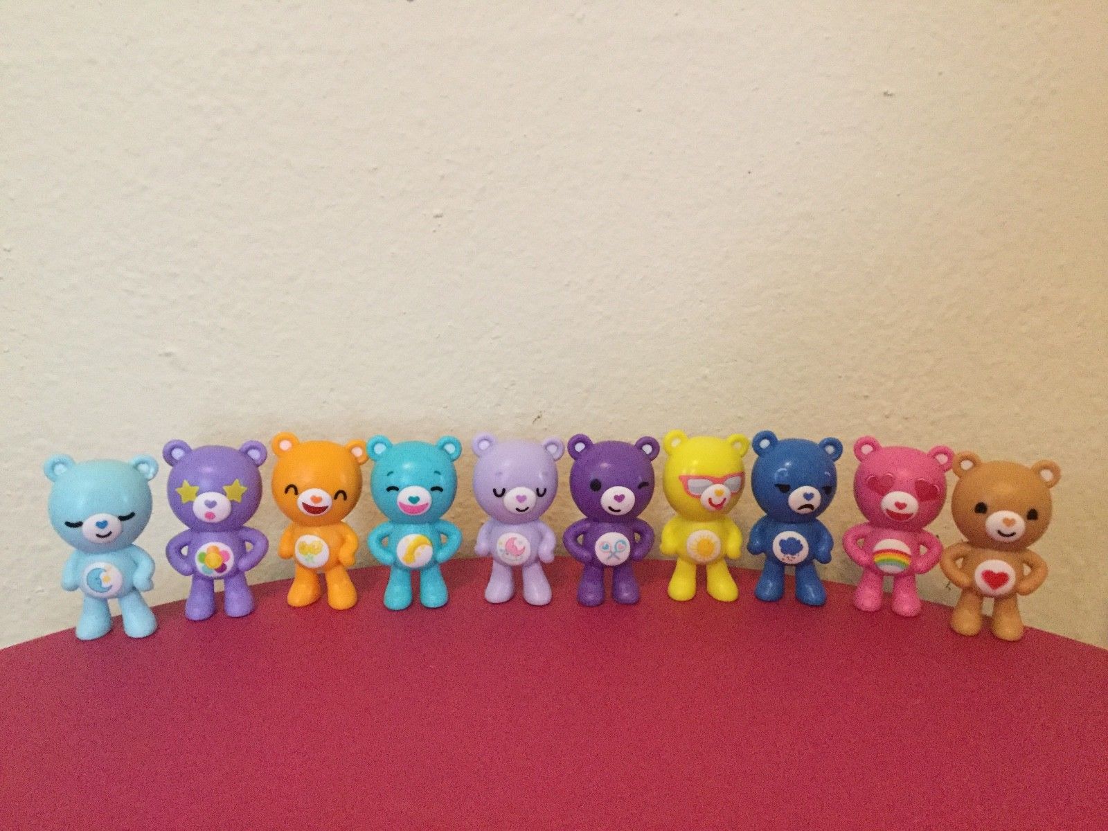 Care Bears CARE-MOJI Emoji Mini Figures Blind Bag Series 1 Lot of 10!