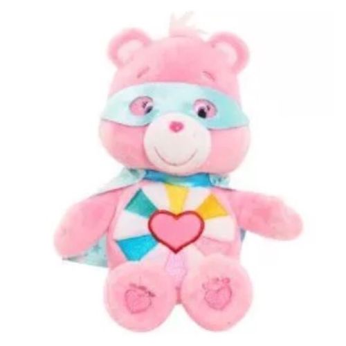 Care Bears Superhero Friends 9” Plush Hopeful Heart Stuffed Animal Bear Doll Toy