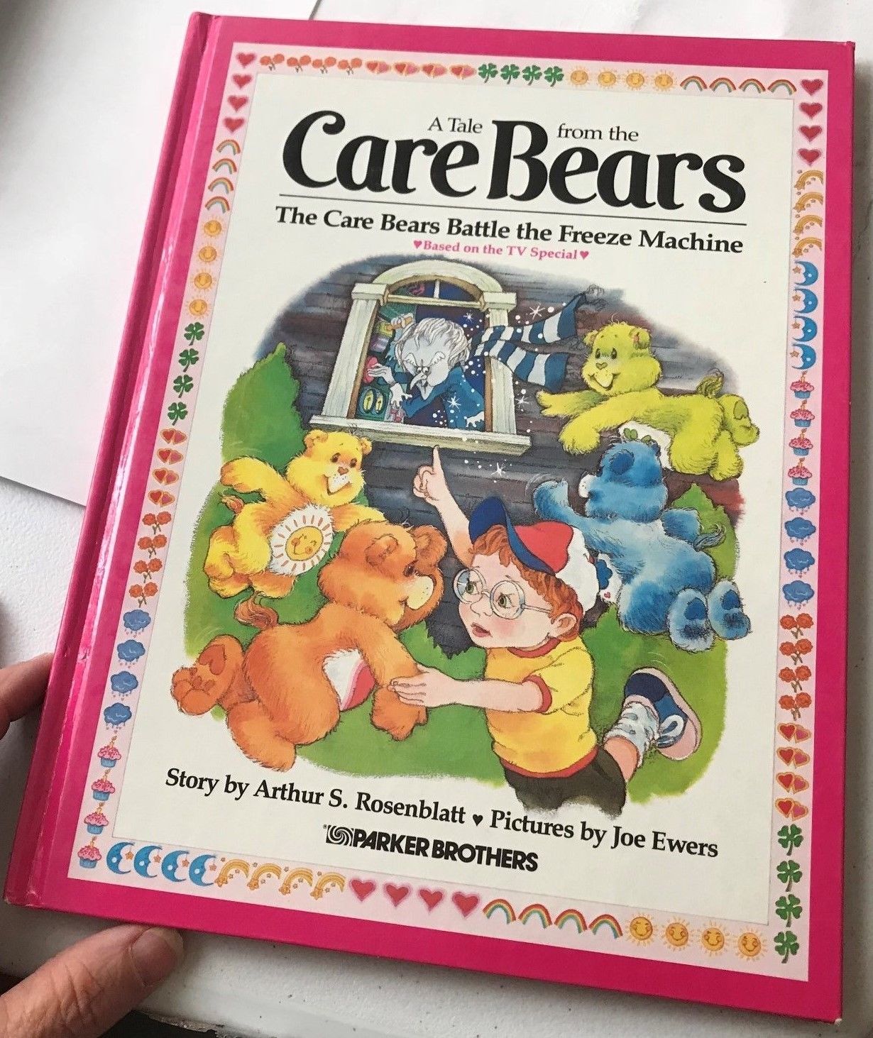 Vintage Care Bears Book Tale Storybook Battle the Freeze Machine Parker Brothers