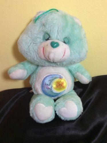 Vintage Stuffed Plush CareBear Bedtime Care Bear Toy Kenner 1983 13