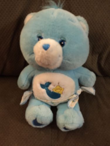 CAREBEAR Care Bear Baby BLUE TEDDYBEAR WITH DIAPER 11