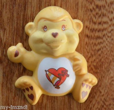 Vintage 1985 CARE BEAR COUSIN PLAYFUL HEART MONKEY Character Figural Magnet 3-D