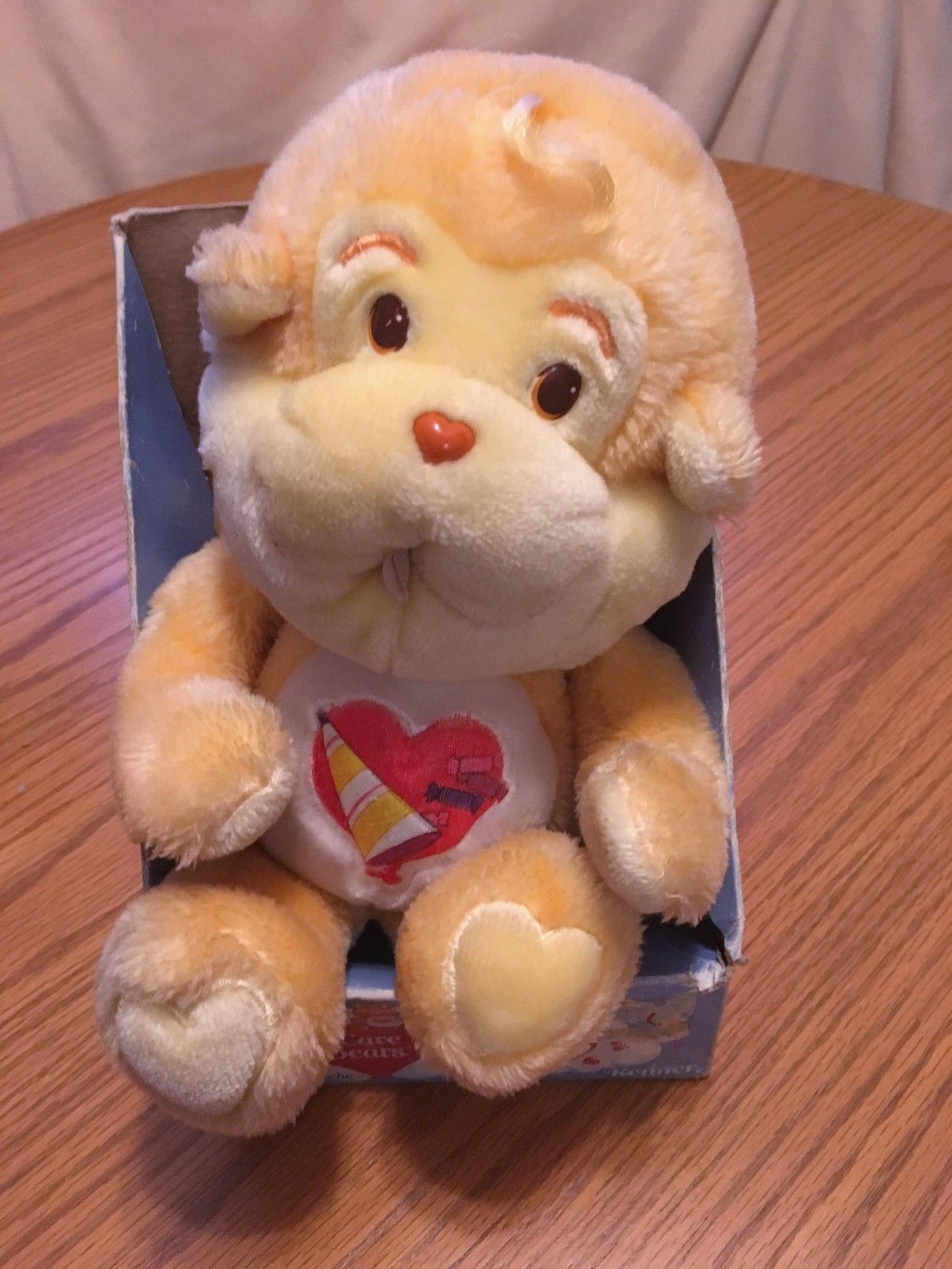 Vintage Care Bear Cousin Playful Heart Monkey 1985 Kenner  American Greeting cor