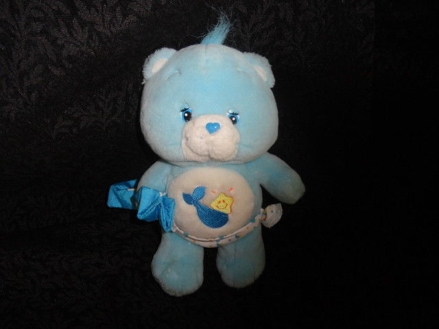 Care Bear Baby Tugs Blue Teddy Diaper & Blankie Talking Electronic  Plush