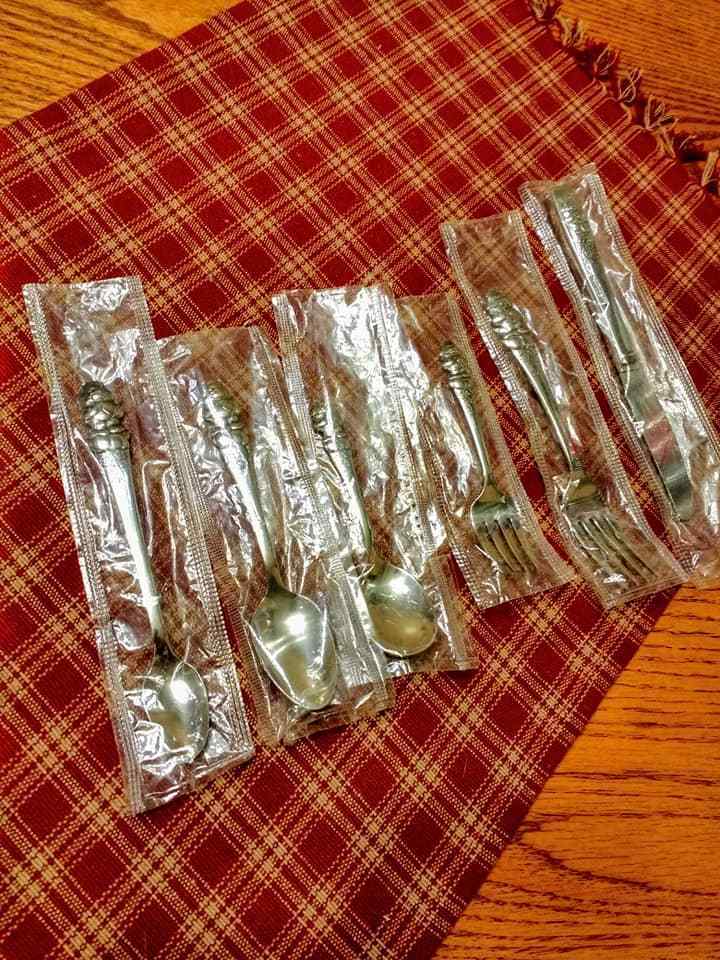 Care Bears silverware lot, new