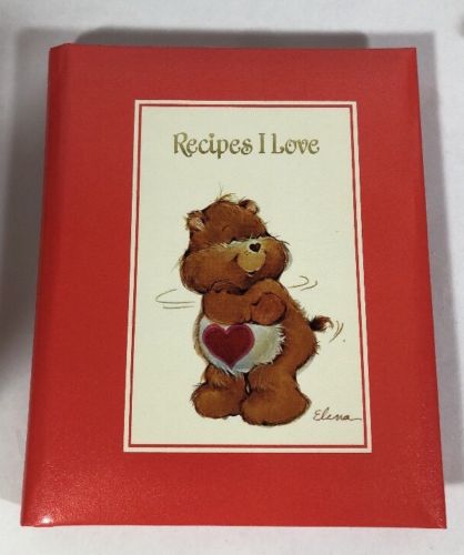 New In Box Care Bears Vintage Tenderheart Recipe Book American Greetings Unused