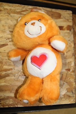 Care Bears Tenderheart Bear Orange Brown Plush Red Heart Chest Carlton Cards 13
