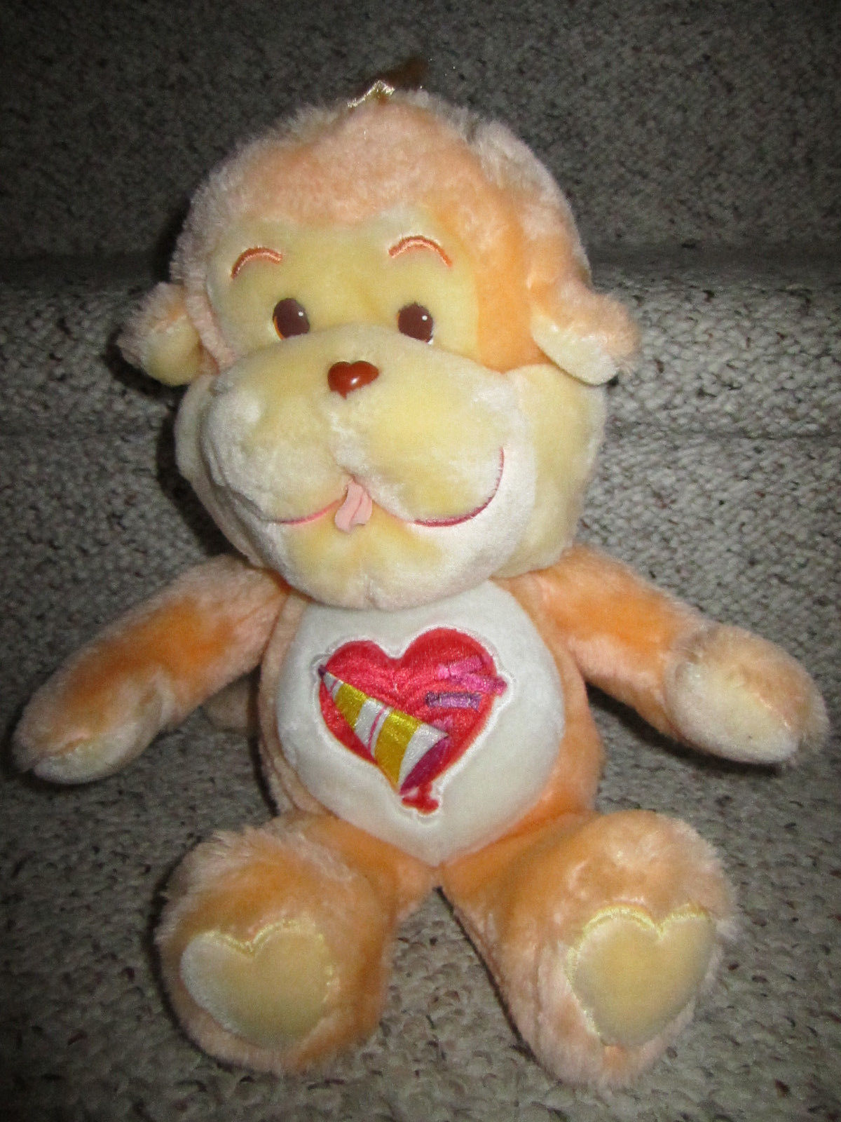 Vintage 1985 Playful Heart Monkey Care Bear Cousins American Greetings Kenner