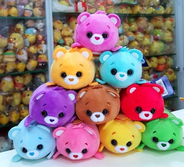 TEN Rare Asia Care Bears Tummy Chums / Tsum Tsum Plush Doll