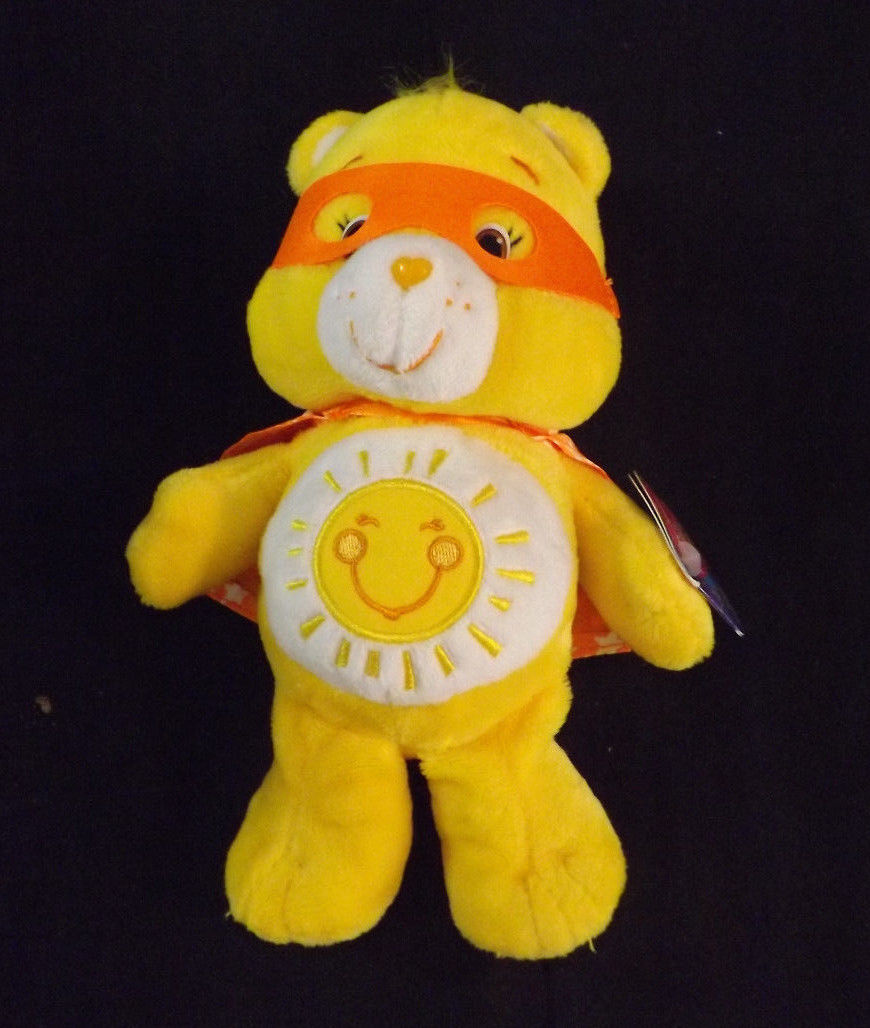 Care Bears Super Hero Friends, Funshine Bear, 2017, Yellow, Orange 7.5
