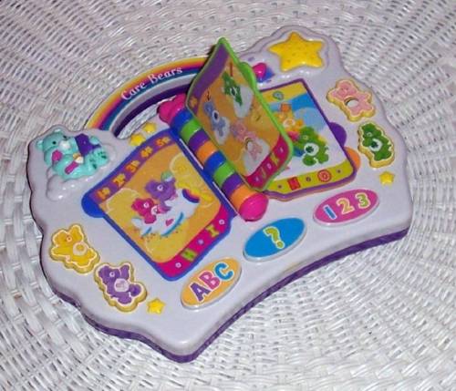 Care Bear Electronic Musical INTERACTIVE ABC 123 Fun Learning Story Book