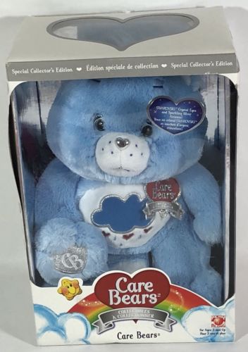 New In Box Care Bears Swarovski Crystal Eyes Grumpy Bear RARE