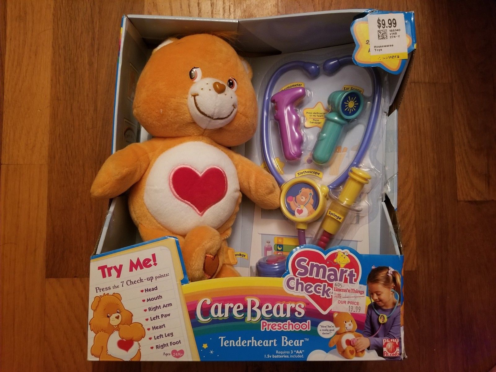 NEW 2005 Tenderheart Preschool Smart Check Up Care Bear - NIB NEW 