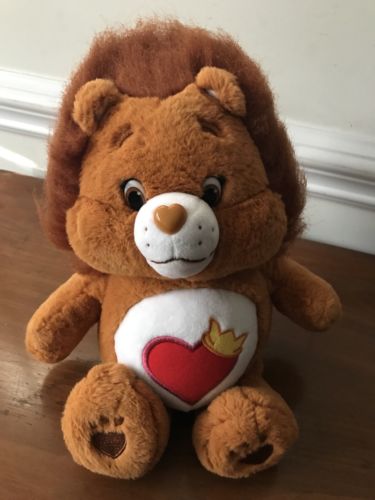 2016 Care Bears Cousins BRAVEHEART Lion Heart w/Crown Plush 13