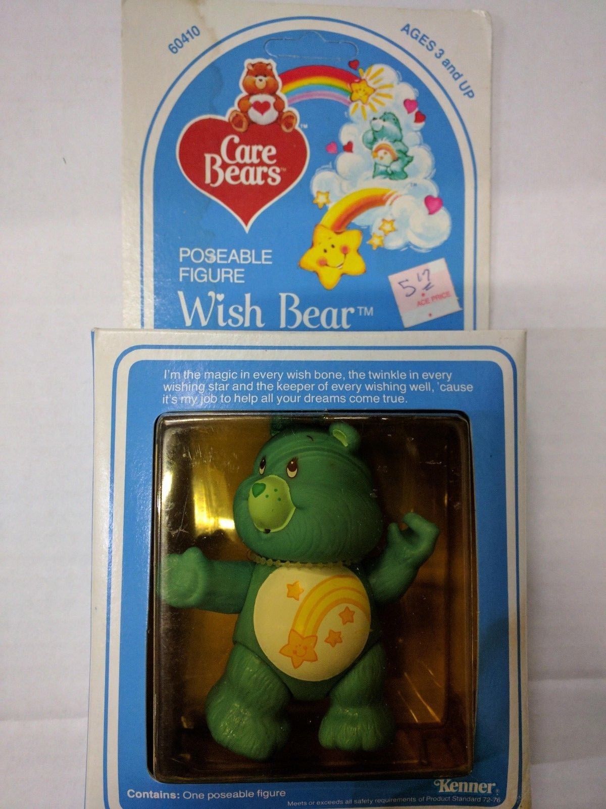 Care Bears WISH BEAR Vintage 1983 3.5