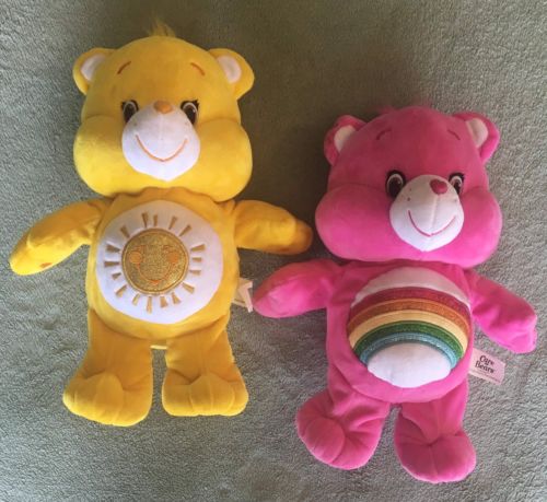 Care Bears Plush Stuffed Animals Funshine Cheer Moving Talking / Singing 2015
