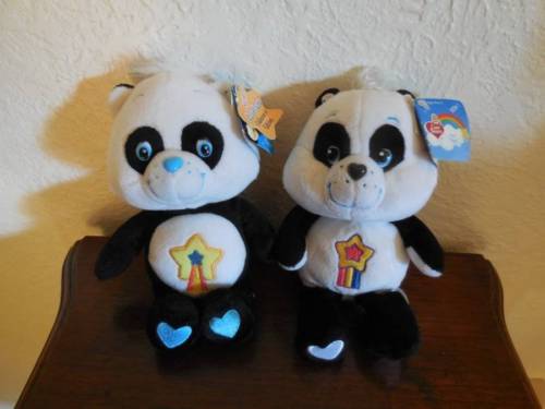 2 Care Bears 2004  20th Ann Polite Panda & 2005 Perfect Panda Series 4 9