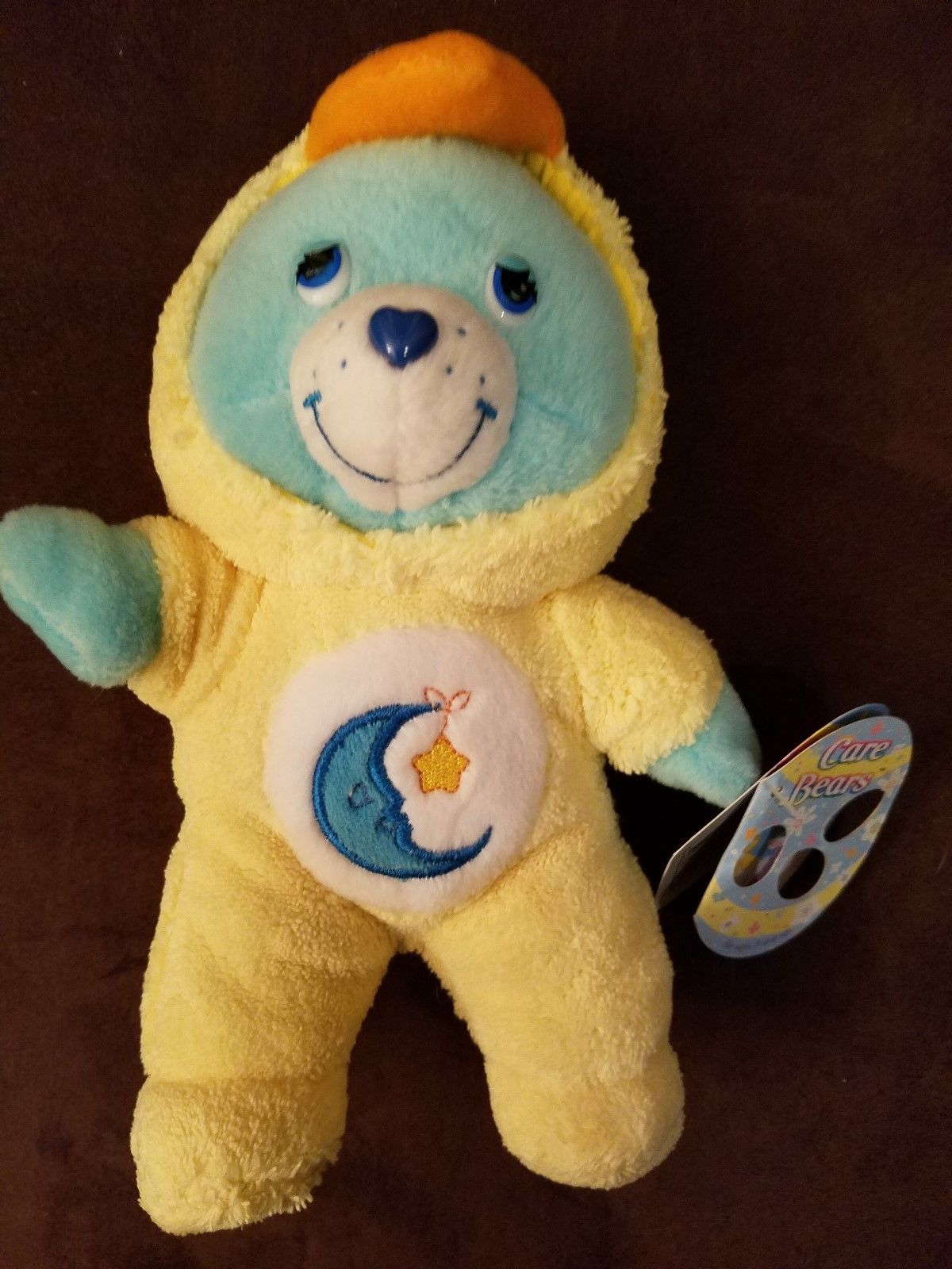 8” Care Bears Bedtime Bear as an Easter Chick Spring Special Edition Care Bear