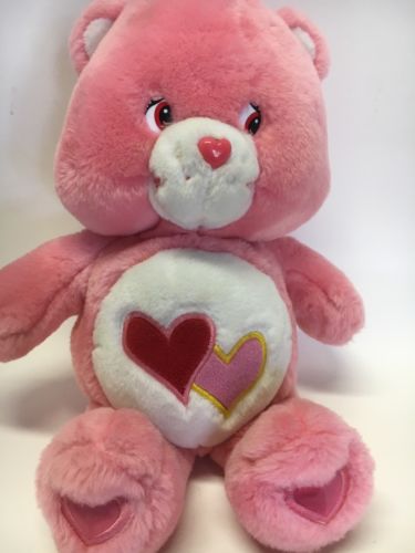 Care Bear 2003 Talking Singing Animated  Plush 2 Hearts Love-A-Lot Pink 13